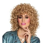 Boland - Peluca Club para adultos, pelo sintético rizado, peinado para disfraces, carnaval, fiesta temática, Halloween o JGA