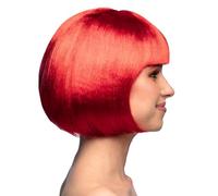 Boland – Peluca de cabaret bob, longitud media con flequillo, pelo sintético