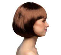 Boland - peluca de cabaret, longitud media, bob con flequillo, pelo sintético, peinado, fiesta temática, carnaval, fiesta temática, disfraz, disfraz