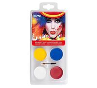 Boland - Pintura facial en crema acuosa, aplicador, pincel, máscara, fiesta temática, carnaval, Halloween