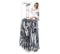 Boland - Pompones Metálicos, 2 piezas, accesorios para disfraces, animadora, abanico, accesorio para fiesta temática, carnaval y JGA