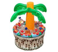 Boland - Portabebidas hinchable con forma de palmera, 62 cm | Decoración y neveras portátiles para fiestas en la piscina y la playa, juguetes acuáticos