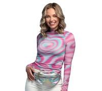 Boland - Riñonera holográfica, retro, accesorio para disfraces, riñonera, accesorio para fiestas, carnaval, fiesta temática