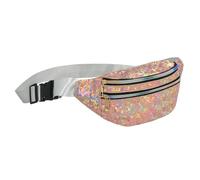 Boland - Riñonera holográfica, retro, accesorio para disfraces, riñonera, accesorio para fiestas, carnaval, fiesta temática