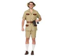 Boland Safari Ranger Costume for Adults, 4 Pieces, Fancy Dress Costume for Theme Party or Carnival, Animal Keeper
