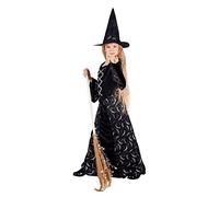 Boland - Set de Disfraz de Bruja Mágica para niños, vestido largo con sombrero, disfraz para carnaval, Halloween o fiesta temática