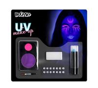Boland - Set de maquillaje para Halloween, maquillaje UV luminoso y accesorios, maquillaje para carnaval y fiestas temáticas
