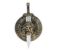 Boland - Set espada y escudo, caballero, príncipe, guerrero, accesorios de disfraz para carnaval y fiesta temática