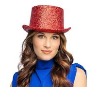 Boland - Sombrero de copa, tamaño 59 cm, sombrero de fiesta con purpurina para disfraces, carnaval y fiestas temáticas