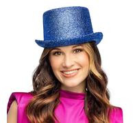 Boland - Sombrero de copa, tamaño 59 cm, sombrero de fiesta con purpurina para disfraces, carnaval y fiestas temáticas