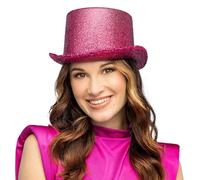 Boland - Sombrero de copa, tamaño 59 cm, sombrero de fiesta con purpurina para disfraces, carnaval y fiestas temáticas