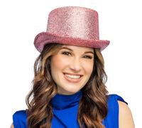 Boland - Sombrero de copa, tamaño 59 cm, sombrero de fiesta con purpurina para disfraces, carnaval y fiestas temáticas