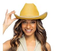 Boland - Sombrero de vaquero brillante Charly, sombrero western para fiestas temáticas, carnaval, accesorios para disfraces de carnaval, despedidas de soltero, festivales
