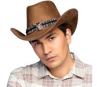 Boland - Sombrero de vaquero Django para adultos, sombrero del oeste para disfraces, carnaval y fiestas temáticas