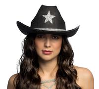 Boland - Sombrero de vaquero Taylor con estrella, sombrero western para fiestas temáticas, carnaval, accesorios para disfraces de carnaval, despedidas de soltero, festivales