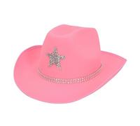 Boland - Sombrero de vaquero Taylor con estrella, sombrero western para fiestas temáticas, carnaval, accesorios para disfraces de carnaval, despedidas de soltero, festivales