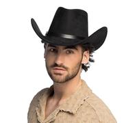 Boland - Sombrero vaquero Bronco con cinta, sombrero western para fiestas temáticas, carnaval, accesorios para disfraces de carnaval, despedidas de soltero