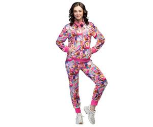 Boland - Traje de chándal para mujer, bola de discoteca, atuendo de los años 80, chándal para carnaval, fiesta