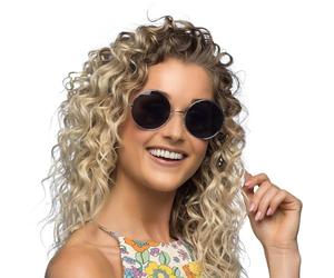 Boland - XL Gafas de fiesta Hippie, gafas para adultos, gafas divertidas, festival, carnaval, fiesta de disfraces