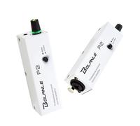 Bolanle Amplificador portátil P2 de monitor intraural, amplificador de auriculares con entrada XLR y TRS de 3.5 mm, estéreo/mono, controlador de volumen, solución de amplificador personal para