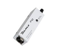 Bolanle Amplificador portátil P2 de monitor intraural, amplificador de auriculares con entrada XLR y TRS de 3.5 mm, estéreo/mono, controlador de volumen, solución de amplificador personal para