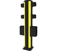 Bolardo central anticolisión para peatones X-Protect Axelent, altura 1160 mm