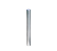Bolardo de acero inoxidable Moravia, extraíble, con cerradura triangular