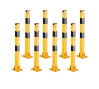 Bolardo de seguridad plegable: poste de estacionamiento anticolisión, poste de entrada con cerradura para espacios de estacionamiento seguros, simplemente tira hacia arriba y empuja para bloquear