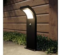 Bolardo luminoso LED Advik de Arcchio, 60 cm, antracita, sensor, IP54 True