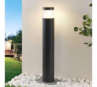 Bolardo luminoso LED Darja de Lucande, antracita, metal, 100 cm, IP54