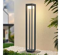 Bolardo luminoso LED Gamion de Prios, 90 cm, antracita, metal, IP54