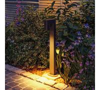 Bolardo luminoso LED Paulmann Kimu 1, antracita, 2.200 K, IP44
