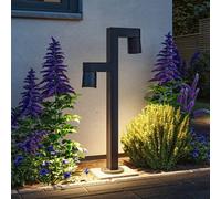 Bolardo luminoso LED Paulmann Kimu 2, antracita, 2.200 K, IP44