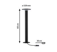Bolardo luminoso LED Paulmann Plug & Shine Plate, 60 cm, IP44, 2.200 K