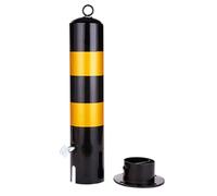 Bolardo Seguridad Poste Estacionamiento ExtraíBle Con Tiras Reflectantes Y Presillas para Colgar Base Engrosada Adecuado para Intersecciones La Ciudad Estacionamientos SubterráN Movable styles 50cm-1