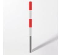 Bolardos de señalización de tráfico, Poste demarcador de tráfico resistente con cinta reflectante for zonas intenso(1pcs,7.6 * 100cm/3 * 39.4in)