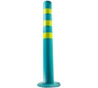 Bolardos reflectantes de 90 cm for control de tráfico - Postes de EVA for estacionamientos, obras y gestión del tráfico rodado(Blue,1pcs)