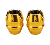 Bolas Antichoques Para Ruedas Delantera Y Trasera De Motocicleta Para NMAX125 N-MAX155 Accesorios Protección Contra Caídas(B-oro)