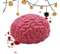 Bolas Antiestrés de Halloween - Juguete de prensa realista, cerebro de gel suave, accesorio divertido | Fiestas y eventos de terror, decoraciones temáticas, relajación diaria