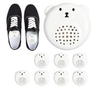 Bolas antiolor de zapatos, bola desodorizante para zapatos - Caja en forma de oso 8X bolas desodorantes para armario de zapatos | Ambientador de equipaje de guardarropa de habitación sostenible
