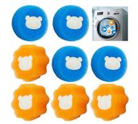 Bolas atrapa pelos para lavadora, 8 reutilizables para perros y gatos | Malla de esponja texturizada para recoger pelo de perro, pelo de gato y pelusas en ropa, mantas, fundas y camas lavables