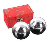Bolas Baoding - Bolas Chinas De Salud De 2 Piezas | Pelotas De Ejercicio De Manos, Balonmano De Masaje De Meditación Para Aliviar El Estrés, Pelotas De Masaje De Ejercicio De Salud Chinas Con Estuche: