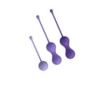 Bolas Chinas o de Kegel con tres pesos y formas diferentes, ejercitante y reafirmante del músculo del suelo pélvico.