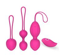 Bolas Chinas Suelo Pelvico de Silicona Medica - Doctor Recomendado Bolas Chinas Terapeuticas Masajeador de la Salud Kegel Ejercitador Vibrador Kegel Balls para Mujer