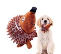 Bolas chirriantes para perros,Bola para perros con puntas,Juguetes para perros con forma de rana/erizo rellenos con pelota para perros chillona y puntiaguda - Juguete flotante para perros con bola pun