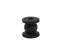 Bolas de absorción de choque de 10 piezas amortiguadores anti vibración para el controlador de vuelo F4 F7 Compatible con Quadcopter y Piezas de drones RC(BLACK 12X4X11.7MM)