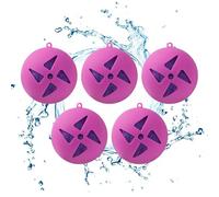 Bolas de agua - Juego de 5 bolas de salpicaduras de piscina, globos reutilizables geniales para niños y niñas, fiestas al aire libre, actividades de verano, entretenimiento