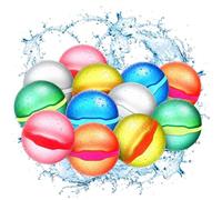 Bolas de agua magnéticas, globos de agua reutilizables para niños a partir de 3 años, autosellantes, juguetes de verano al aire libre de llenado rápido para piscina, playa y patio trasero