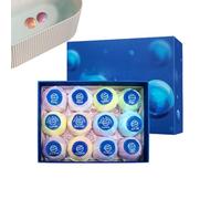Bolas de Baño - 12 Unidades de Espuma Relajante con Fragancias | Bomba de Ducha Salina - Ducha Bañera Regalos para Niños Niñas Cesta San Valentín Cumpleaños
