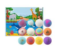 Bolas de Baño Burbujosas - Con Juguetes En el Interior Esparcidos 12 Piezas Coloridas y - Balones de Baño Spa, para de Cumpleaños, Día de los Niños, Niñas Familia